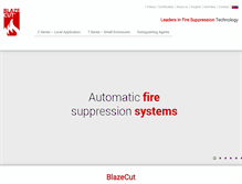 Tablet Screenshot of blazecut.com